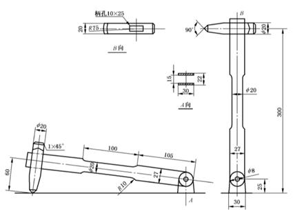 图B.1锤击试验装置