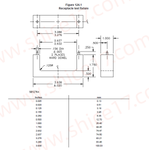 UL498-Figure 124.1插座测试夹具
