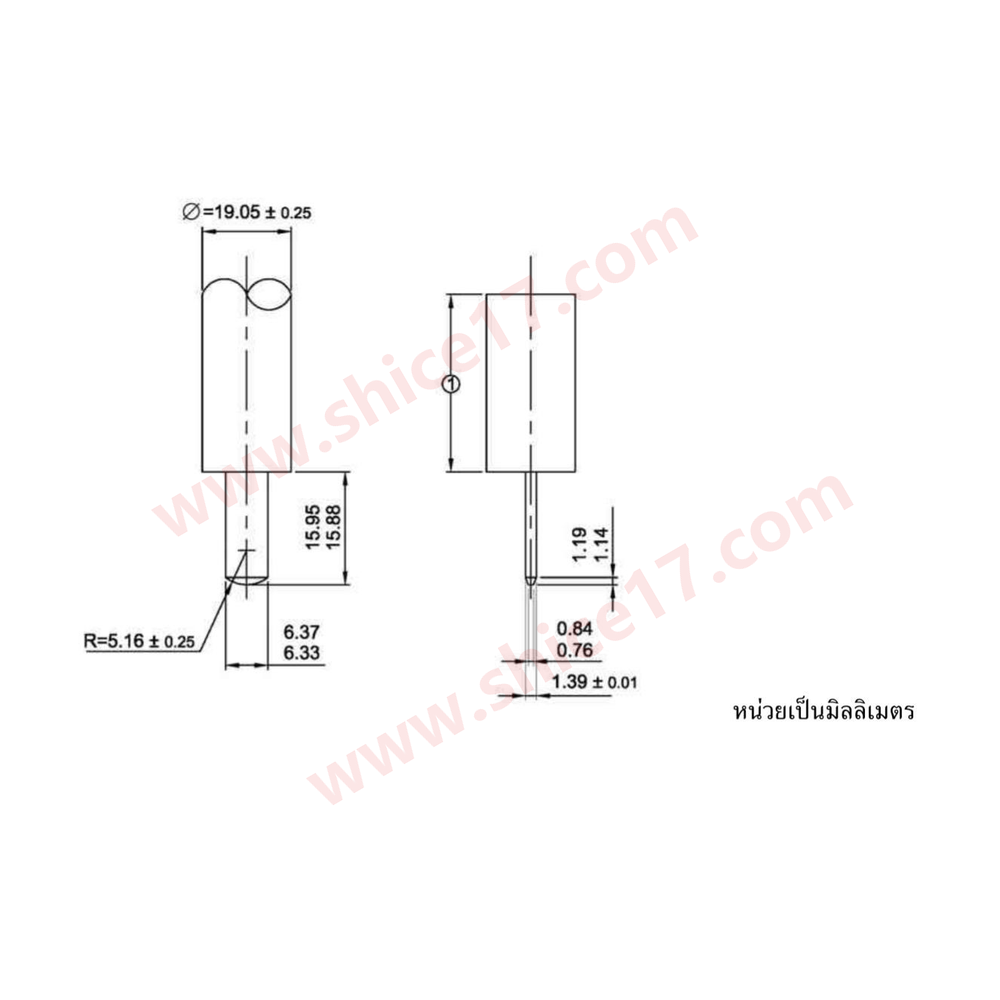 泰标TIS166-2549 图A.10 扁圆两用插座载流电极的最小拔出力试验量规 标准图纸